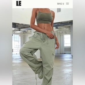 Loval European Parachute Pants in Sage